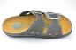 Preview: Helix Pantolette Schnallen schwarz-grafit