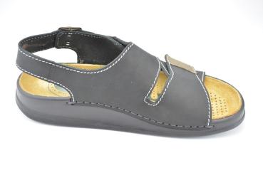 Preview: Helix Sandalette Klettverschluß schwarz-grafit