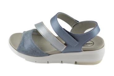 Helix Sandalette hellblau/silber