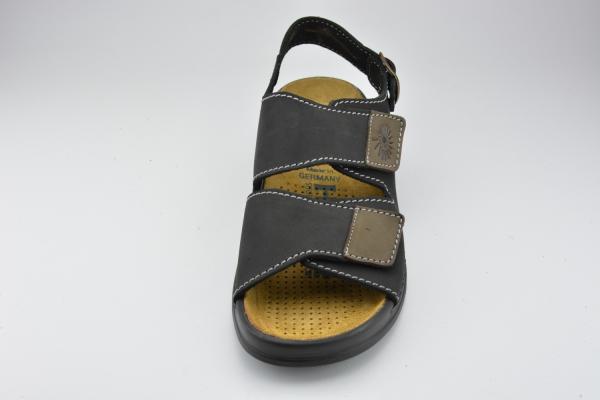 Helix Sandalette Klettverschluß schwarz-grafit