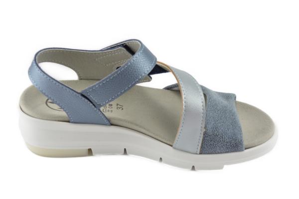 Helix Sandalette hellblau/silber